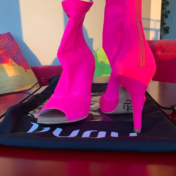 Limited edition 4 inch stiletto open toe bootie - Picture 6 of 6